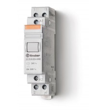 Модульный контактор; 1NO+1NC 20А; контакты AgSnO2; катушка 110В АС; ширина 17.5мм; степень защиты IP20 упаковка 1шт.  222381104000PAS  Finder