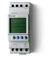 Реле времени цифровое ASTRO; монтаж на рейку 35мм; 1СO 16A; питание 230В АC; ширина 35.8мм; степень защиты IP20  129182300000  Finder