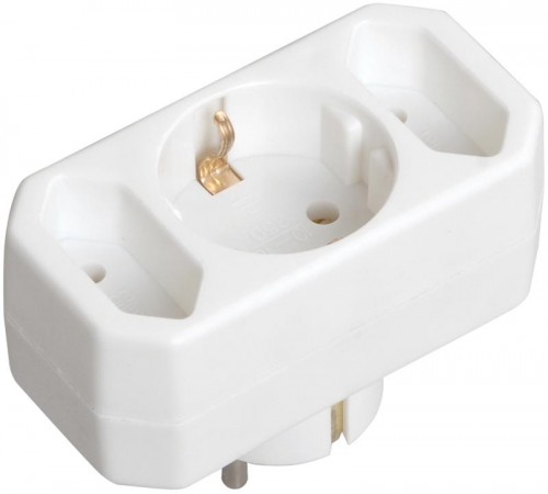 Тройник Т-01/01-2 --1круглое+2плоск. места   WTP10-16-21  IEK