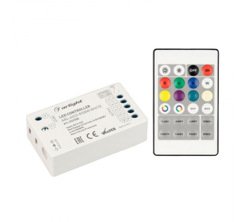 Контроллер ARL-4022-RGBW White (5-24V, 4x4A, ПДУ 24кн, RF) (Arlight, IP20 Пластик, 3 года)  032358  Arlight