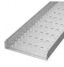 Лоток перфорированный Стандарт INOX (AISI 304) 500х100х3000 (1,0 мм) (3 м/уп)  PR16.2343  Промрукав