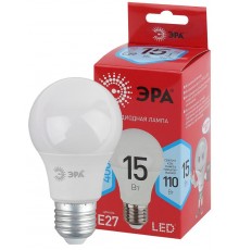 Лампа светодиодная ЭКО LED A60-15W-840-E27 R (диод, груша, 15Вт, нейт, E27)  Б0046356  ЭРА