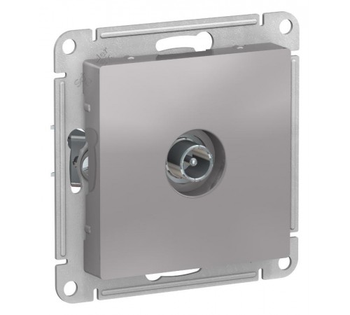 AtlasDesign Алюминий Розетка TV оконечная 1DB, механизм  ATN000391  SE