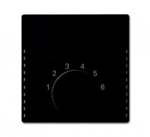 Накладка для механизма терморегулятора 1099 UHK, Future/Axcent/Carat/Династия, черный бархат  2CKA001710A4020  ABB