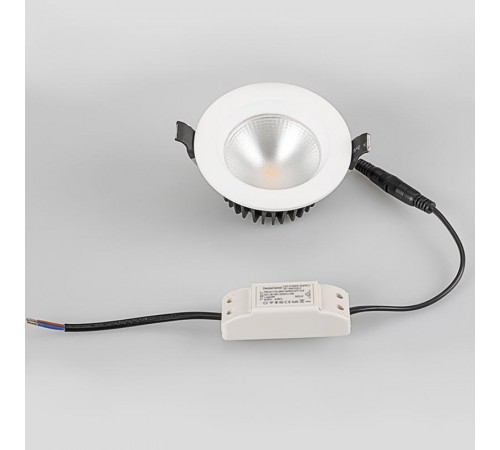 Светодиодный светильник LTD-105WH-FROST-9W Warm White 110deg  021067  Arlight