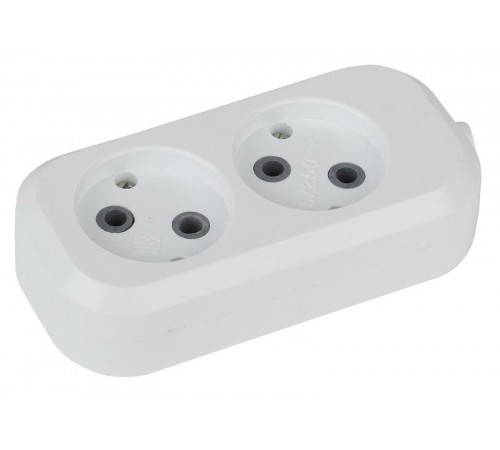 Колодка 2гн, без зазeмл KX-2  Б0028330  ЭРА