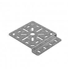 Монтажная плата 130х130 мм, толщ. 2,0 мм, Сендзимир цинк, 053302  МП-130х130-2,0-СЦ   Ostec