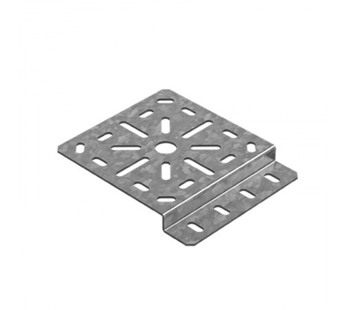 Монтажная плата 130х130 мм, толщ. 2,0 мм, Сендзимир цинк, 053302  МП-130х130-2,0-СЦ   Ostec