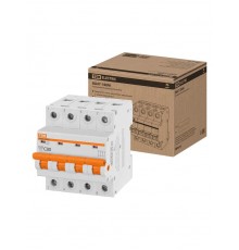 Выключатель автоматичесикй ВА47-100М 4Р 80А 10кА х-ка C  SQ0207-0109  TDM