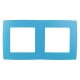 Рамка на 2 поста 12-5002-28  ,  голубой  Б0019402  ЭРА