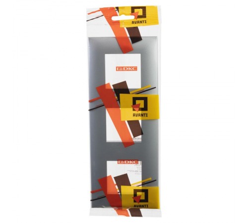 Рамка ARTLEBEDEV, "Avanti", "Закаленная сталь", 6 модуля  4404906  DKC