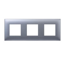 Рамка ARTLEBEDEV, "Avanti", "Закаленная сталь", 6 модуля  4404906  DKC