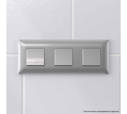 Рамка ARTLEBEDEV, "Avanti", "Закаленная сталь", 6 модуля  4404906  DKC