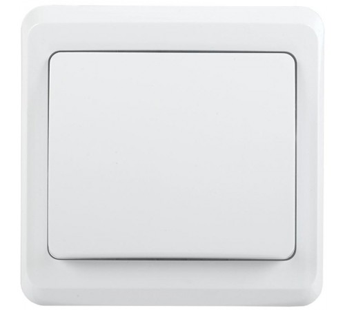 ВЕГА белый Выключатель 1-клавишный 10А ВС10-1-0-ВБ  EVV10-K01-10-DM  GENERICA