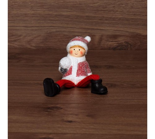 Керамическая фигурка "Мальчик" с подвесными ножками 6.6х5.5х9.5 см  505-024  NEON-NIGHT