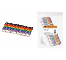 Маркеры наборные - комплект цифр ("0"-"9") 4  мм2 (100 шт.)   SQ0534-0063  TDM