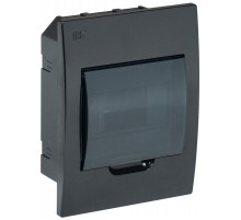 Корпус пластиковый встраиваемый на 6 модулей ЩРВ-П-6 IP41 черный KREPTA 3  MKP12-V-06-41-K02  IEK