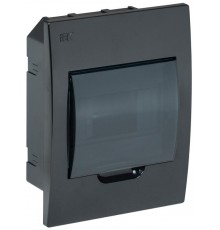 Корпус пластиковый встраиваемый на 6 модулей ЩРВ-П-6 IP41 черный KREPTA 3  MKP12-V-06-41-K02  IEK