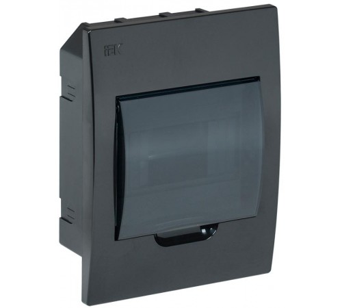 Корпус пластиковый встраиваемый на 6 модулей ЩРВ-П-6 IP41 черный KREPTA 3  MKP12-V-06-41-K02  IEK