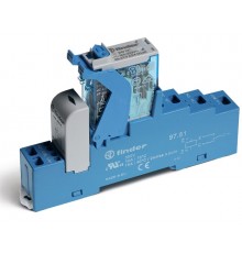 Интерфейсный модуль, электромеханическое реле; 1CO 16A; контакты AgNi; питание 110В AC; категория защиты IP20  4C5181100060SPA  Finder