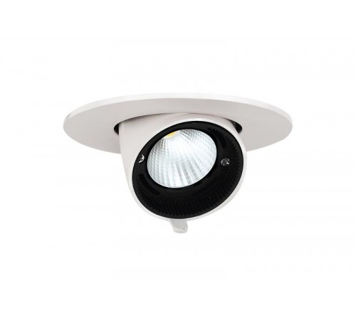Светильник светодиодный встраиваемый downlight ДВО PLED DL4 18W 4000K 24° поворот White IP40  .5021884  Jazzway