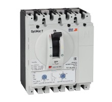 Выключатель автоматический с блоком защиты от токов утечки OptiMat T125S-RCA TM 63A 4P  357086  КЭАЗ