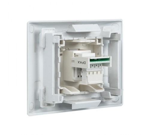 Розетка RJ11 (ширина 2 модуля)  E2MT01-134-10  EKF