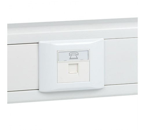 Розетка RJ11 (ширина 2 модуля)  E2MT01-134-10  EKF