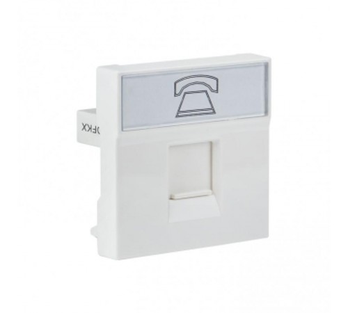 Розетка RJ11 (ширина 2 модуля)  E2MT01-134-10  EKF