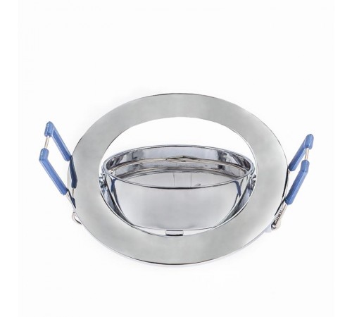 Светильник точечный встраиваемый под лампу KL1A 50Вт MR16 сатин никель литой  C0043347  ЭРА