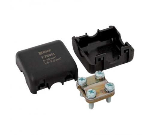 Ответвительный сжим (орех) У-739М (4-10 мм2; 1,5-2,5 мм2) StreamLiney739mEKF