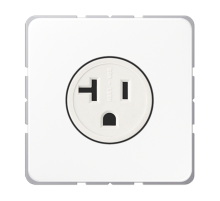 Штепсельная розетка SCHUKO 16А 250V~ с углом наклона 20°; белая  CD521-20WW  Jung