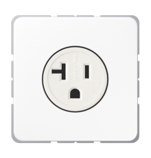 Штепсельная розетка SCHUKO 16А 250V~ с углом наклона 20°; белая  CD521-20WW  Jung