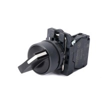 Переключатель SB5 в сборе модульный 22мм 2 позиции с фиксацией 1НО  SB5AD21  SE