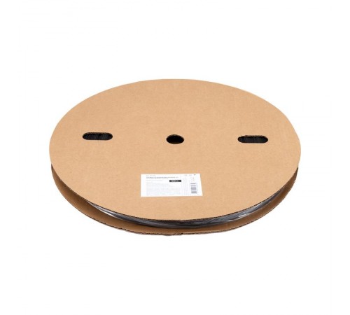 Термоусадочная трубка 15,0/7,5 мм, черная (бухта 100 м)  49-1506  REXANT