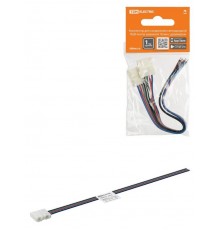 Коннектор для соединения светодиодной RGB ленты шириной 10 мм с драйвером, (уп. 2 шт)  SQ0331-0410  TDM