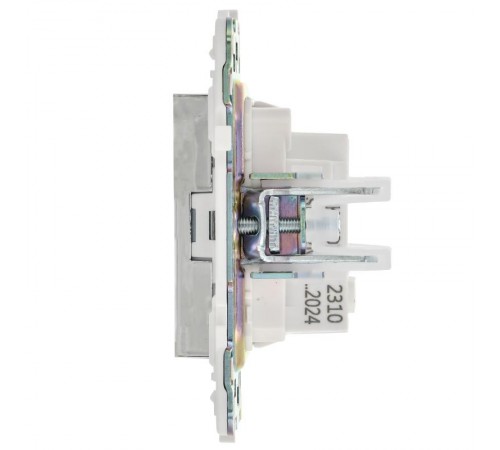 SKANDY Розетка без з/к/ш 10А SK-R02N никель  SK-R10-10-K50  IEK