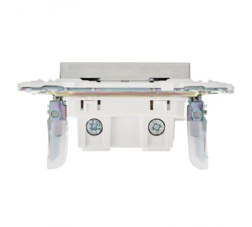 SKANDY Розетка без з/к/ш 10А SK-R02N никель  SK-R10-10-K50  IEK