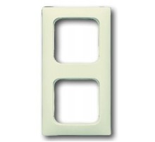 Рамка 2-постовая для кабель-каналов, Busch-Duro 2000 SI, слоновая кость  1725-0-1550   2CKA001725A1550  ABB