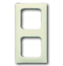 Рамка 2-постовая для кабель-каналов, Busch-Duro 2000 SI, слоновая кость  1725-0-1550   2CKA001725A1550  ABB