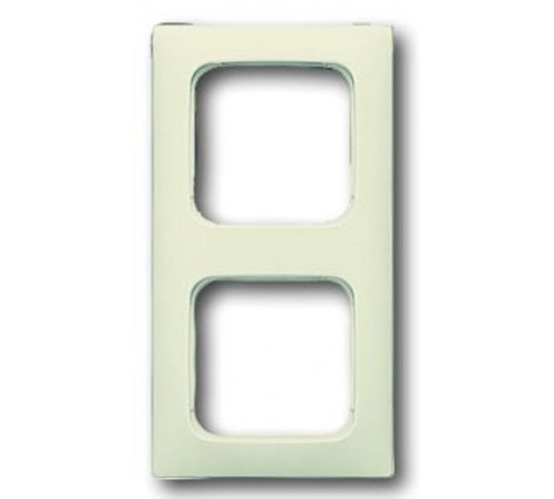 Рамка 2-постовая для кабель-каналов, Busch-Duro 2000 SI, слоновая кость  1725-0-1550   2CKA001725A1550  ABB