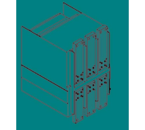 Комплект силовых выводов фиксированной части F на нижние выводы E6.2 W FP 4p/f 4шт  1SDA074117R1  ABB
