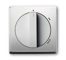 Плата центральная (накладка) с поворотной ручкой для переключателя на 3 положения 2710/1 U, серия pur/сталь  1710-0-3759   2CKA001710A3759  ABB