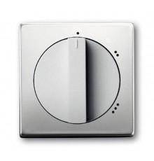 Плата центральная (накладка) с поворотной ручкой для переключателя на 3 положения 2710/1 U, серия pur/сталь  1710-0-3759   2CKA001710A3759  ABB