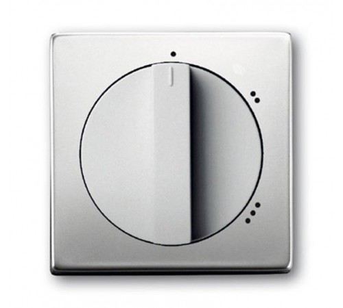 Плата центральная (накладка) с поворотной ручкой для переключателя на 3 положения 2710/1 U, серия pur/сталь  1710-0-3759   2CKA001710A3759  ABB