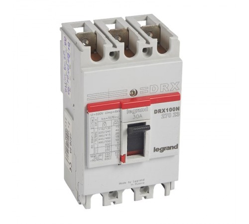 DRX125 термомагнитный 30A 3П 20KA  027023  Legrand