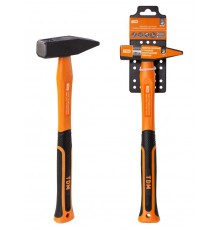 Молоток слесарный, 500 гр, кованый, с усилен. прорезиненной фиберглассовой рукояткой "Алмаз"  SQ1036-0113  TDM