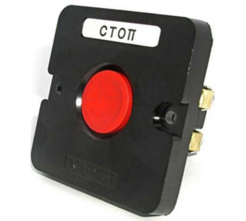 ПКЕ 122-1 У2, 10А, 660В, 1 элемент, красный цилиндр, в нишу, IP54, пост управления (ЭТ)  ET519057  Электротехник