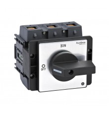 Выключатель-Разъединитель 3P 125A IP20 с чёрной рукояткой на дверцу 4 винтами  MSD125320B  SE