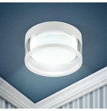 Светильник встраиваемый точечный алюминиевый MR16, KL82 WH белый (40/960)  Б0049011  ЭРА